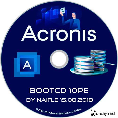 Acronis BootCD 10PE by naifle 15.08.2018 (x86/x64/RUS)