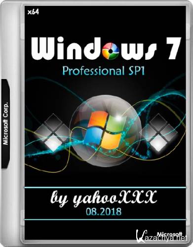 Windows 7 Pro SP1 Lite by yahooXXX 08.2018 (x64/RUS)