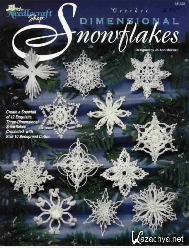 Jo Ann Maxwell - Crochet Dimensional Snowflakes.    