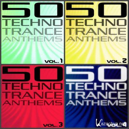50 Techno Trance Anthems Vol 1-4 (2007-2012) FLAC