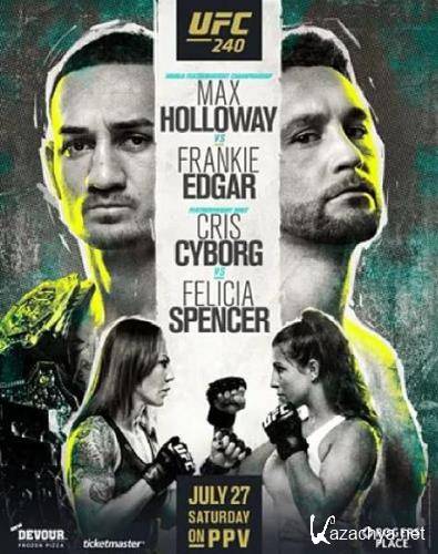   /   -   /   / UFC 240: Max Holloway vs. Frankie Edgar/ Main Card (2019) HDTVRip
