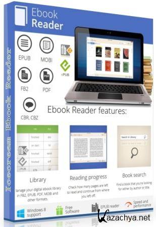 Icecream Ebook Reader Pro 5.20 RePack & Portable by TryRooM
