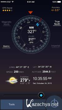 All GPS Tools Pro (map, compass, flash, weather) 1.7 [Android]