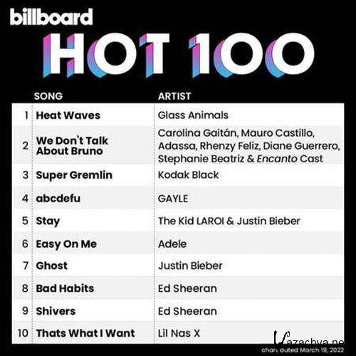 Billboard Hot 100 Singles Chart 19.03.2022 (2022)