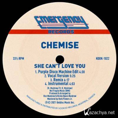 Chemise & Purple Disco Machine - She Can''t Love You (2022)
