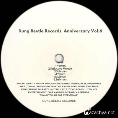 Dung Beetle Records Anniversary, Vol. 6 (2022)