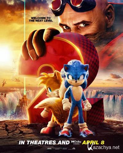 Соник 2 в кино / Sonic the Hedgehog 2 (2022) WEB-DLRip/WEB-DL 1080p