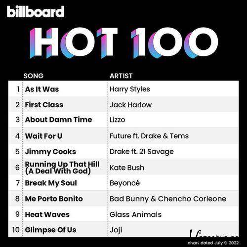 Billboard Hot 100 Singles Chart 09.07.2022 (2022)