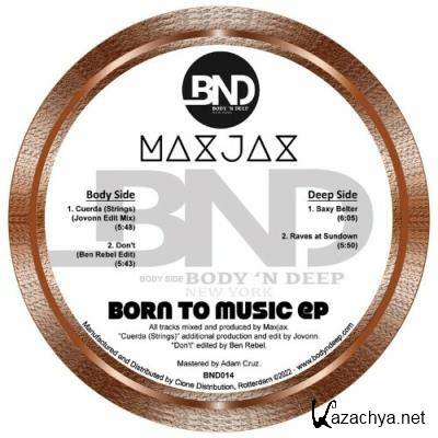 MAXJAX - Born To Music (2022)