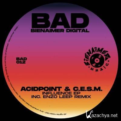 Acidpoint & C.E.S.M - Influence EP (2022)