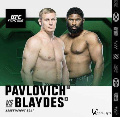 UFC Fight Night 222: Павлович vs. Блэйдс / Основной Кард / UFC Fight Night 222: Pavlovich vs. Blaydes / Main Card (2023) HDTV 1080i