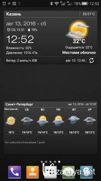 Weather - Clock Widget Plus 4.5.1.5 (Android)