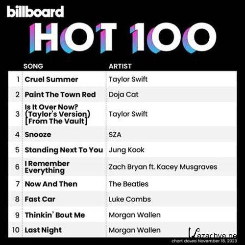 Billboard Hot 100 Singles Chart 18.11.2023 (2023)
