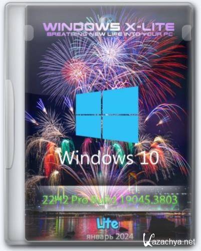 Windows 10 Lite 22H2 Pro (Build 19045.3803) by FBConan (2024/RU)