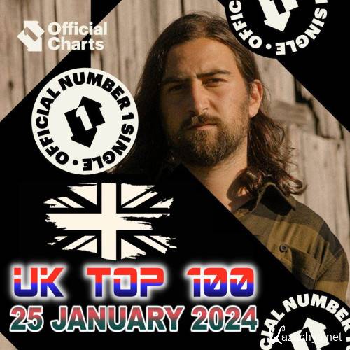 The Official UK Top 100 Singles Chart (25-January-2024)