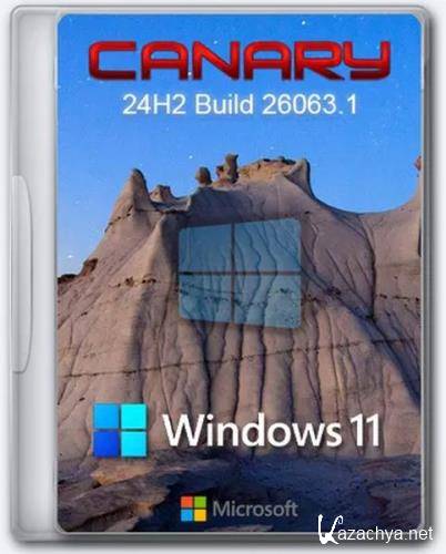 Windows 11 Pro  24H2 Build 26063.1 Canary (Ru/2024)
