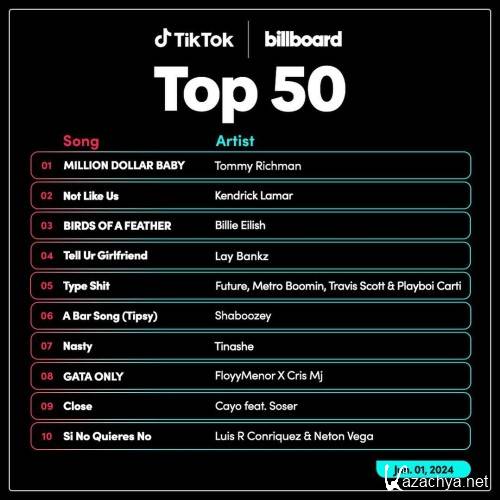 TikTok Billboard Top 50 Singles Chart 01.06.2024 (2024)
