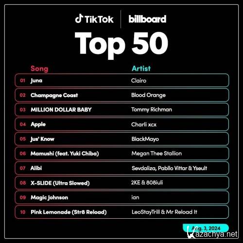 TikTok Billboard Top 50 Singles Chart 03.08.2024 (2024)