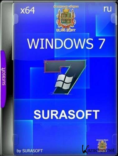 Windows 7 sp1 (5 in 1) x64     2024 by SURASOFT (Ru/2024)