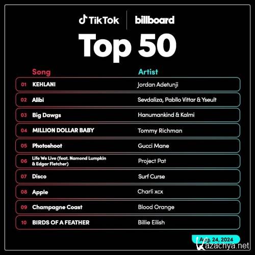 TikTok Billboard Top 50 Singles Chart 24.08.2024 (2024)