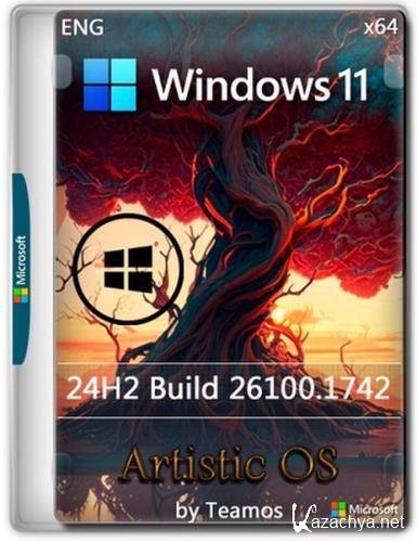 Windows 11 Artistic OS (24H2) 26100.1742 by Teamos (En/2024)