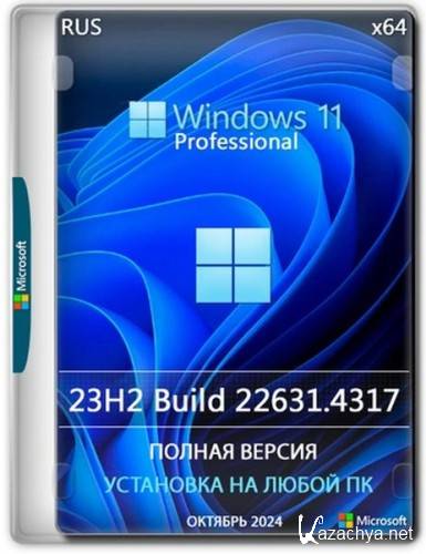 Windows 11 Pro 23H2 Build 22631.4317 Full ������� 2024 (Ru/2024)